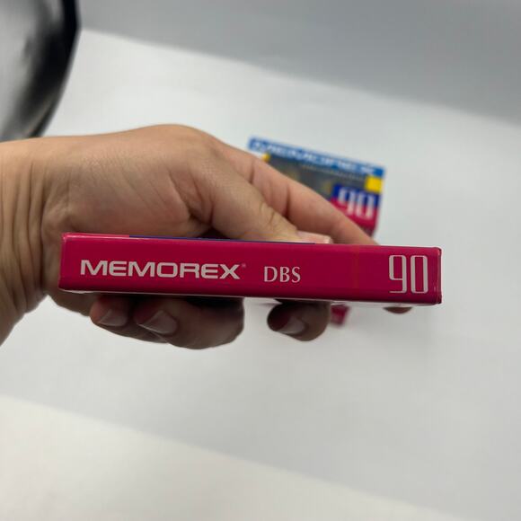 NOS Memorex DBS 90 Cassette Tapes SEALED Type 1 Normal Bias 8 Blank Tapes - Picture 7 of 9